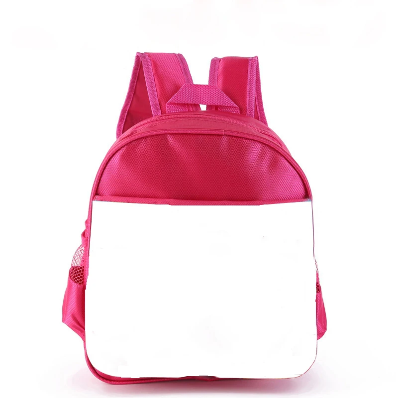 

Blank Sublimation Backpack 2 Colors Double Shoulder Bag Kindergarten School Bags Kids Book Packs Thermal Transfer Backpacks, Blue/pink