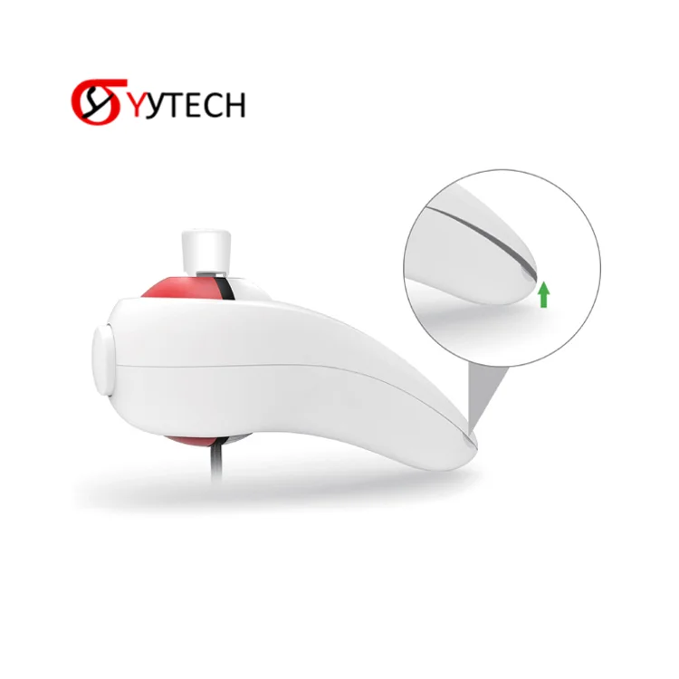 

SYYTECH TNS-18130 Game Elf ball Controller With Thumbstick Grip For Nintendo Switch Poke-Ball Plus Accessories