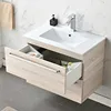 Melamine Wooden Hanging Type Bathroom Vanity