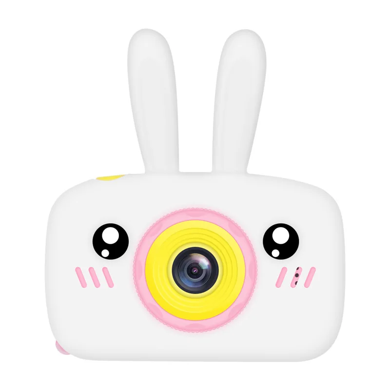 Manufacturers foreign trade cross-border wholesale 1080P HD 2.4 inch creative cartoon mini rabbit children digital camera