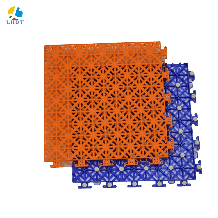 

dance flooring sports outdoor floor pp plastic sports plastic floor basketball court mat tiles, 12 colors