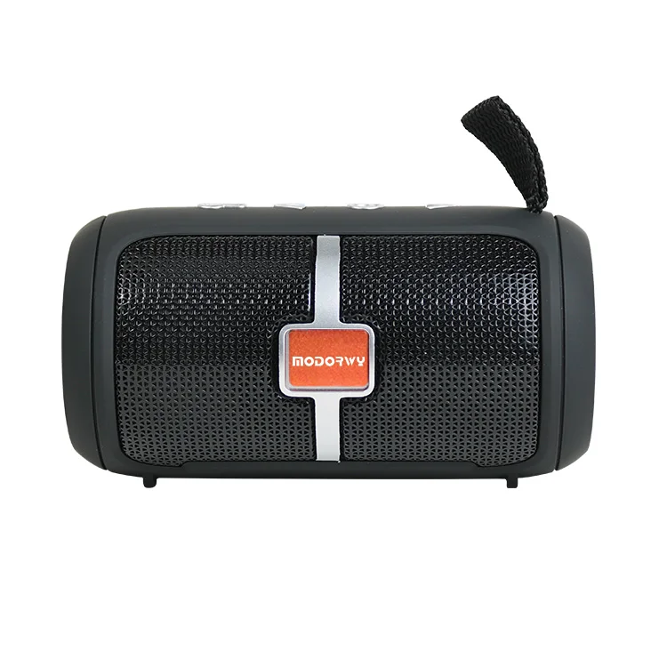 

Mini parlantes bluethoot speaker with flashlight for outdoor and bicycle, Black