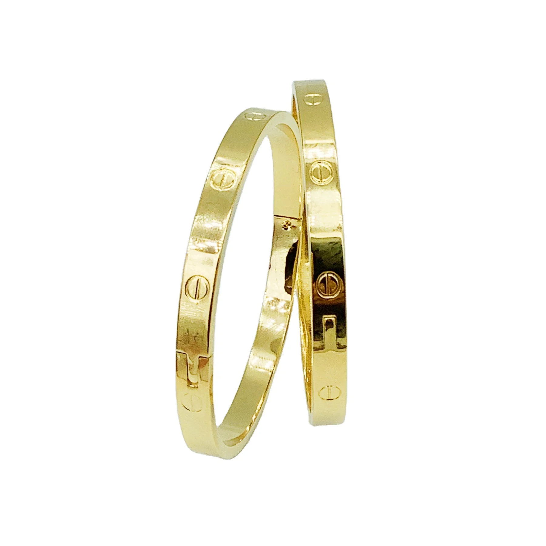 

Wholesale Fashion Flash Card Home Popular Gold Bracelet Women's Jewelry Geometric Girl's Bracelet, As shown