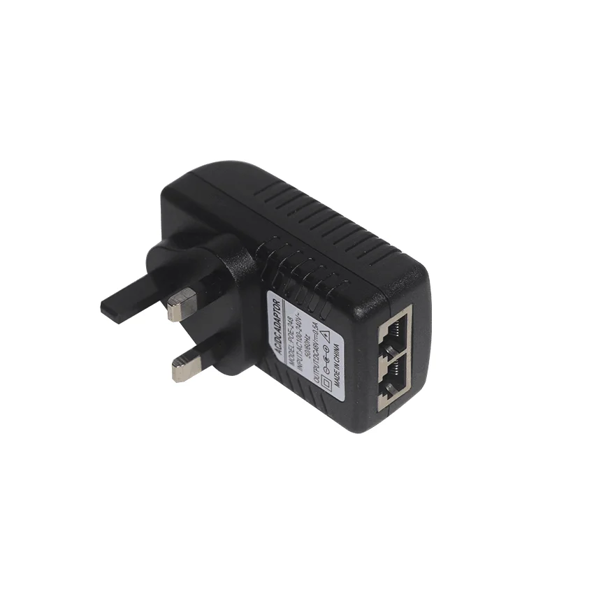 

Power Adapter 24V Supply 48V 0.5A Adaptor Passive 1A Over Ethernet 12V Design Rj45 Poe Injector