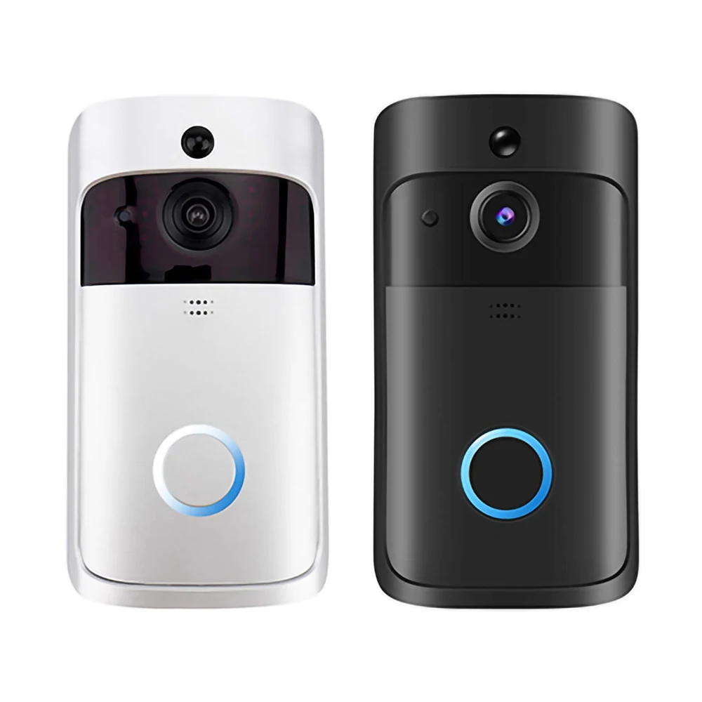 

Smart Video Doorbell Camera with Chime and 18650 Batteries 1920*1080P Resolution + iCloud Storage