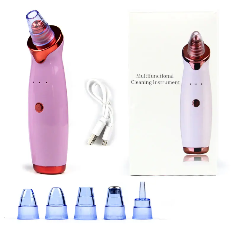 

Portable vacuum facial rechargeable pore cleaner usb pore spot cleaner vacuum face cleaner pravite label