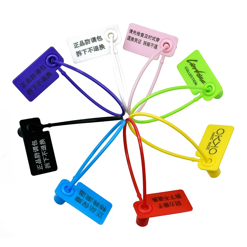 

Packing Logistics Lable PLASTIC SEAL SECURITY TAGS NUMBERED PULL TIES PADLOCK TAMPER-PROOF BUCKLE SAMPLE SEAL STRAP
