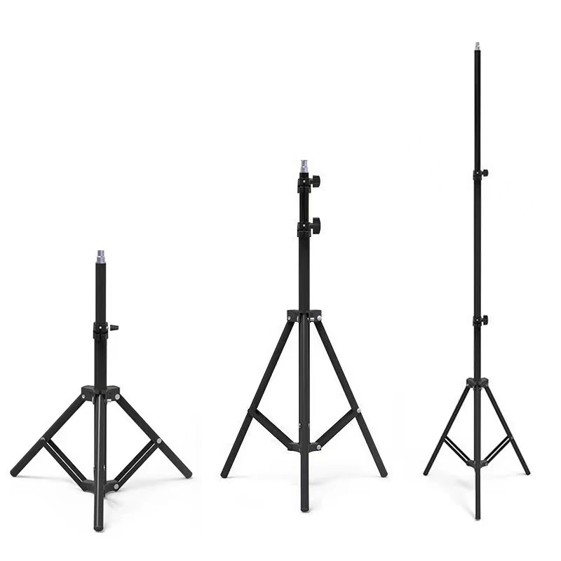 

2.1m adjustable tripod black flexible universal ring light professional camera stand mobile live tripod