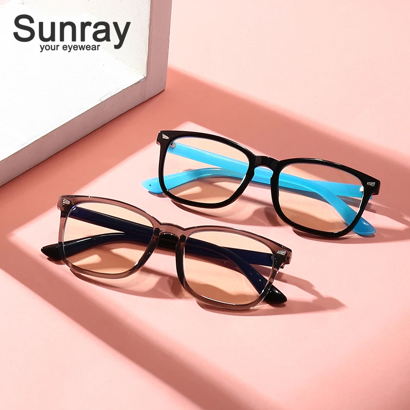 

Sunray Factory Patent Boys And Girls Nerd Blue Light Blocking Eyewear, Eye Glass For Kid And Child, Children Glasses Frames/