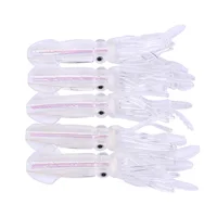 

luminous Octopus Squid Skirt Lures Bait freshwater Saltwater Soft Fishing Lures