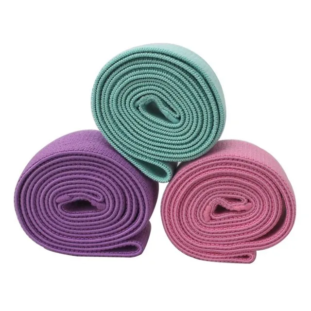 

Hot Cotton fabric hip circle exercise long resistance Band With Custom Logo, Customized