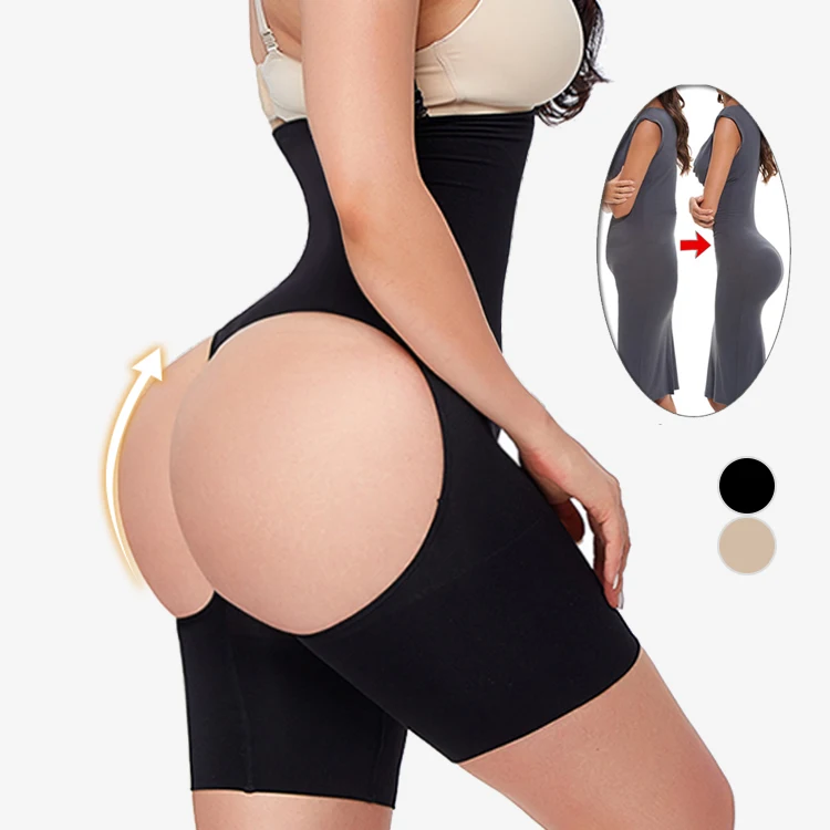 

Top Quality Women Shapewear Thong Tummy Control Butt Lifter Slimming High Waist Panty Hip Enhancer