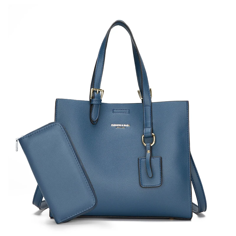 

Wholesale luxury handbags pu leather crossbody shoulder bags women tote bags set, 29*11*24cm(handbag)