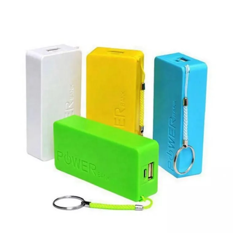 

Trending Electronics Portable charger 4000mah powerbank Portable mobile External battery charger power bank with keychain, White, black, red, blue etc