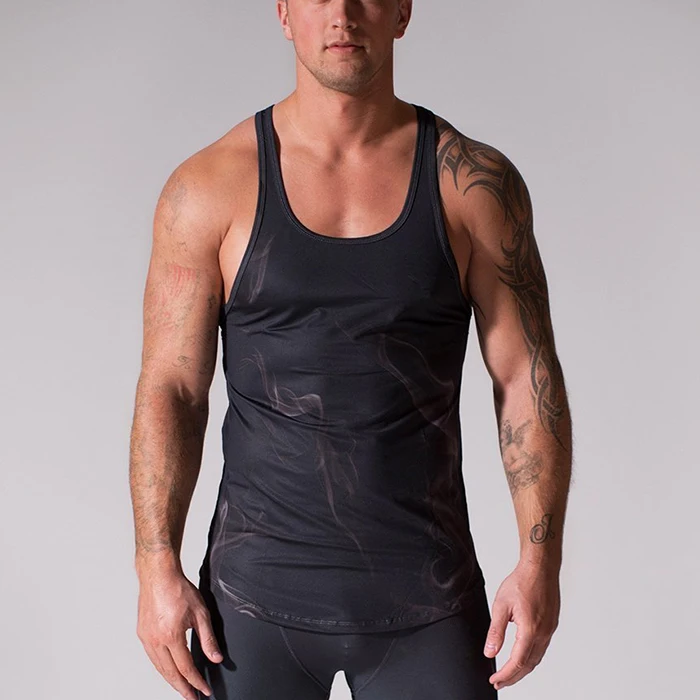 

New arrival polyester spandex sports leisure fitness vest breathable comfortable beach vest