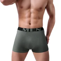 

Wholesale Underwear Brand Seamless Strips Panties Nylon Spandex Men Boxer Briefs