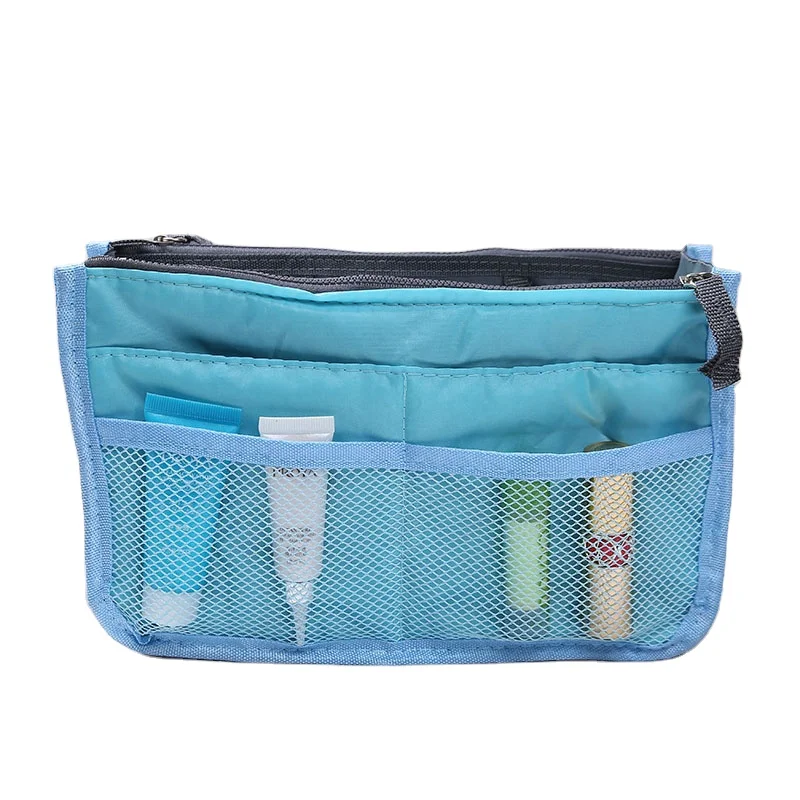 

Practical Organizador De Maquillaje Multifunctional Double Zipper Can Be Bag In Handbag Travel Wash Storage Bag Cosmetic Bag