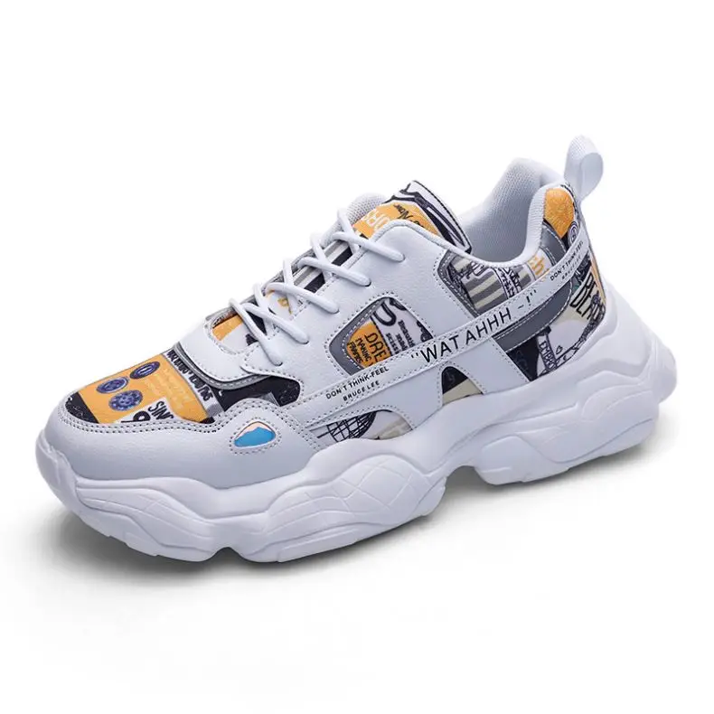 

Hot sale lightweight breathable upper sports shoes mens sneakers shoes men, Optional