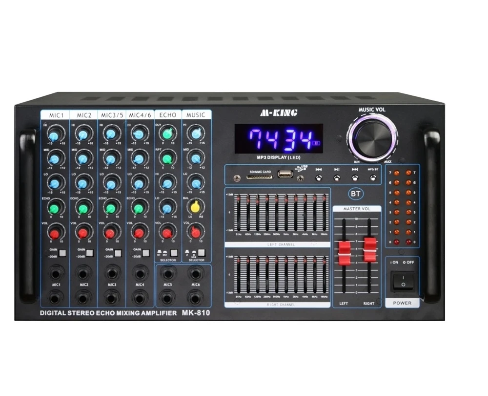 

Brand new dj class d board mixer amplifier with high quality, Black