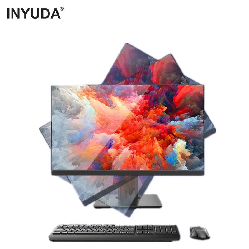 

21.5 Inch Rotating Office All In One PC Core i7 i5 i3 Cpu Processor Gaming PC Desktop Computer