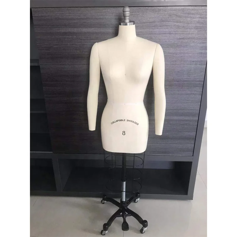 

Euro-American Ladies Professional Dress Form Tailoring Mannequin With Collapsible Shoulders & Skirt Expansion Framework, Customer request