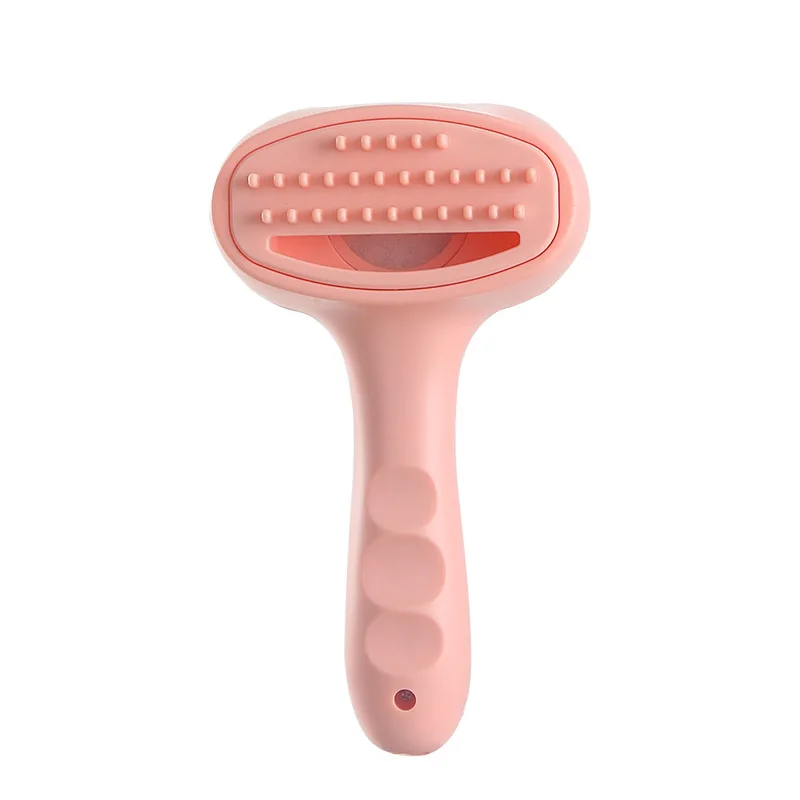 

Pet Hair Grooming Tool Fashionable Profession Massage Cleaning Slicker Cat Dog Brush Comb For All Breeds Dogs Cats, Pink,blue