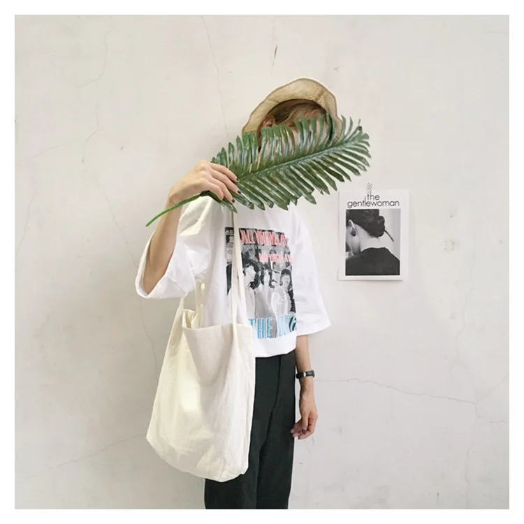 

Hot Sale Factory Direct Price Canvas Lady Bags Foldable Canvas Bag with Shopping Bags