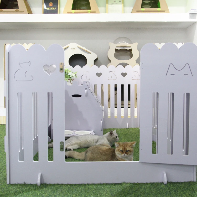 

Custom Private Label Pet Wooden Indoor Condo Cat House, Customized color