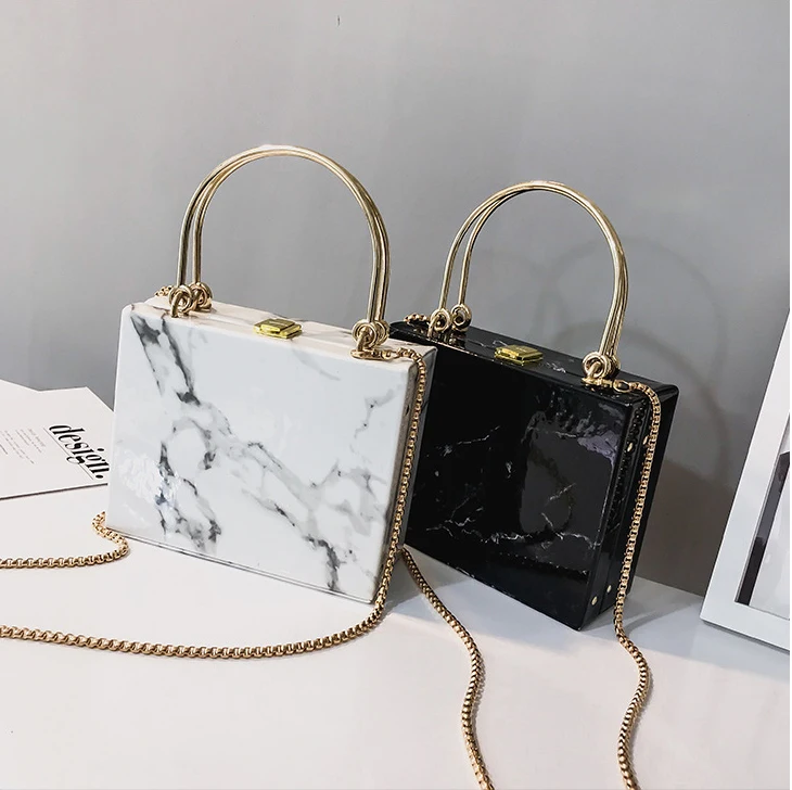 

Elegant women 2021 evening bags shoulder handbag for girls square ladies purses side bag clutch with chain phone tote