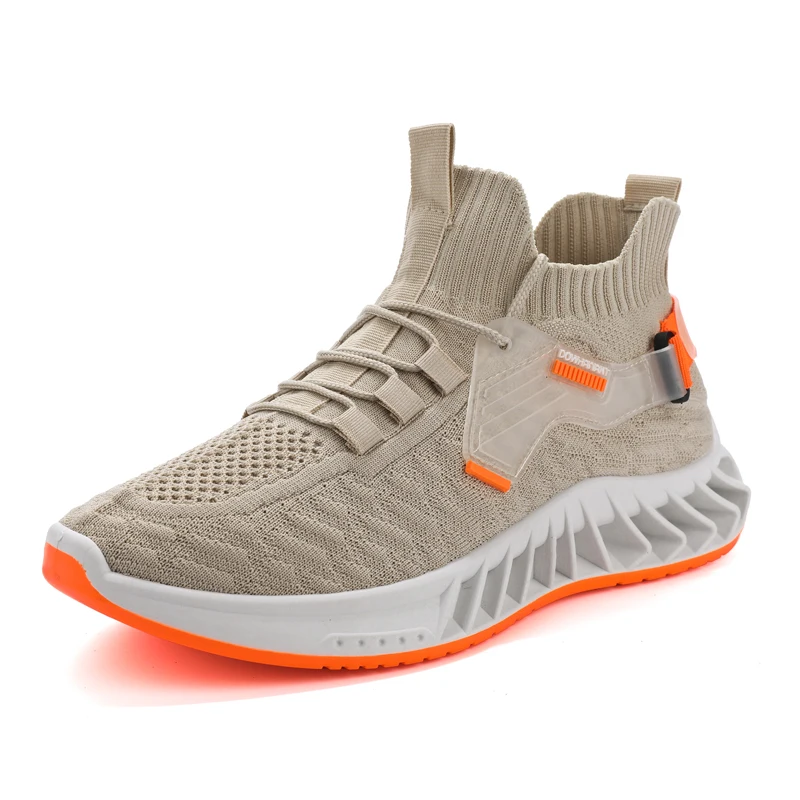 

High Quality Light Weight Men Lace Up Running Sneakers Fashion Sport Shoes