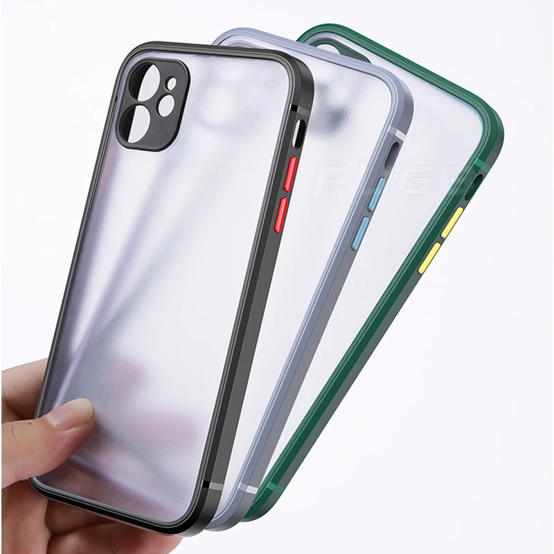 Luxury Square Edge Case For Iphone 11 Pro Max 12 Shockproof Camera Protection Case Cover For Iphone X Xr Xs Max Buy Case Cover For Iphone X Camera Protection Case For Iphone