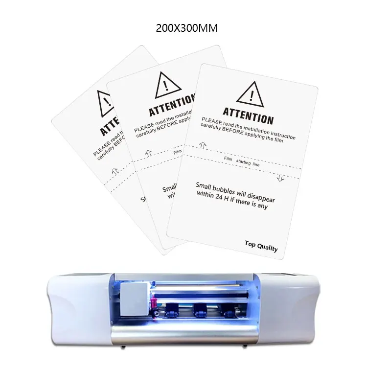 

Hydrogel Cutting Machine Film 200*300mm High Clear Screen Protector For Mobile Phone Pad