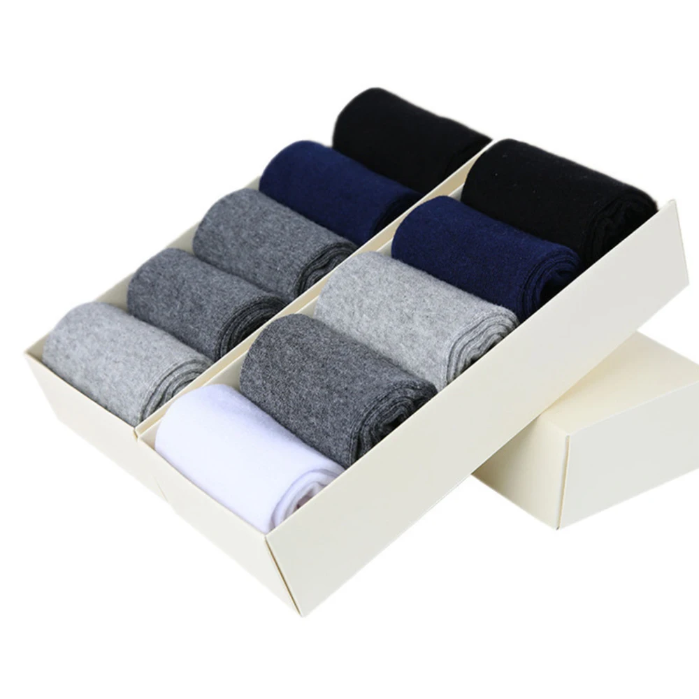 

Uron 30g 3/5 pairs in 1 box Wholesale 100% Bamboo pure cotton dress man business socks