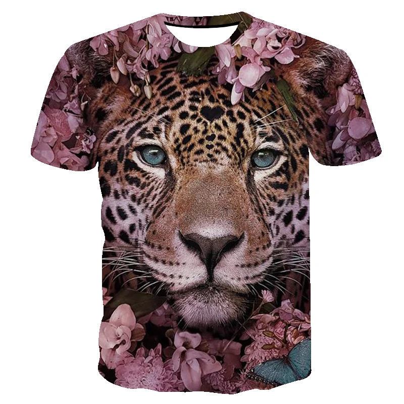 

Tshirts with Logo Custom Logo Printed 3d Tshirt Cotton Sheep Tiger Animal T-shirt for Men Custom Printed Tshirt Playeras Men, Multi