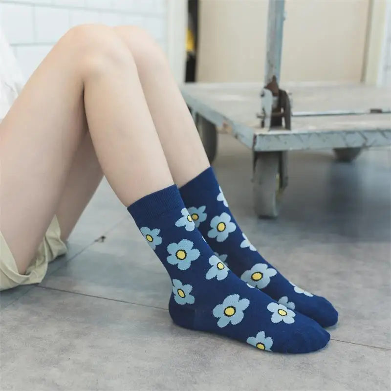 

Designer wholesale Fashion cotton socks hosiery women's socks calsetines high quality crew socks