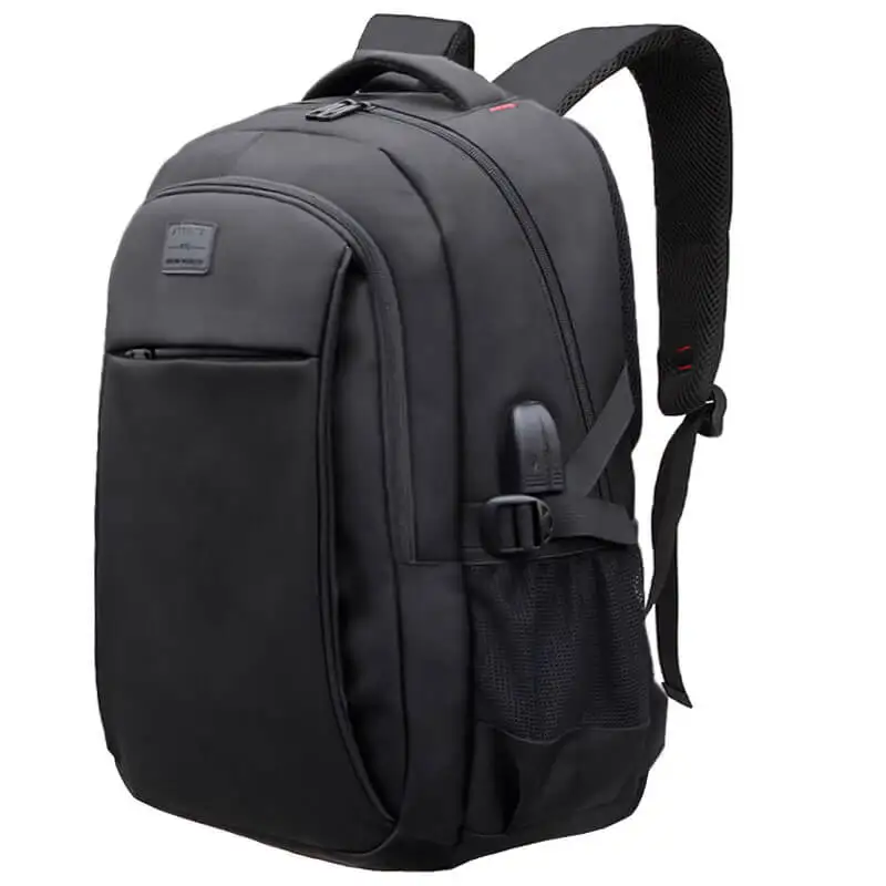 

Y0112 USB Men Laptop Backpack High Quality Business Black Chargeable Waterproof Laptop Backpack Travel