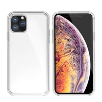 

Three-edged Hybrid TPU Bumper Acrylic Hard Back Cover Crystal Clear Phone Case For iPhone 11 2019 5.8/6.1/6.5 inch