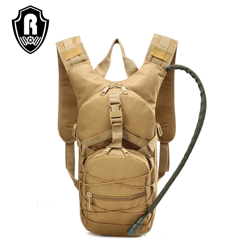 

Tactical MOLLE Sports Hydration Pack Backpack with 3L Water Bladder backpacks cycling, 9 colors