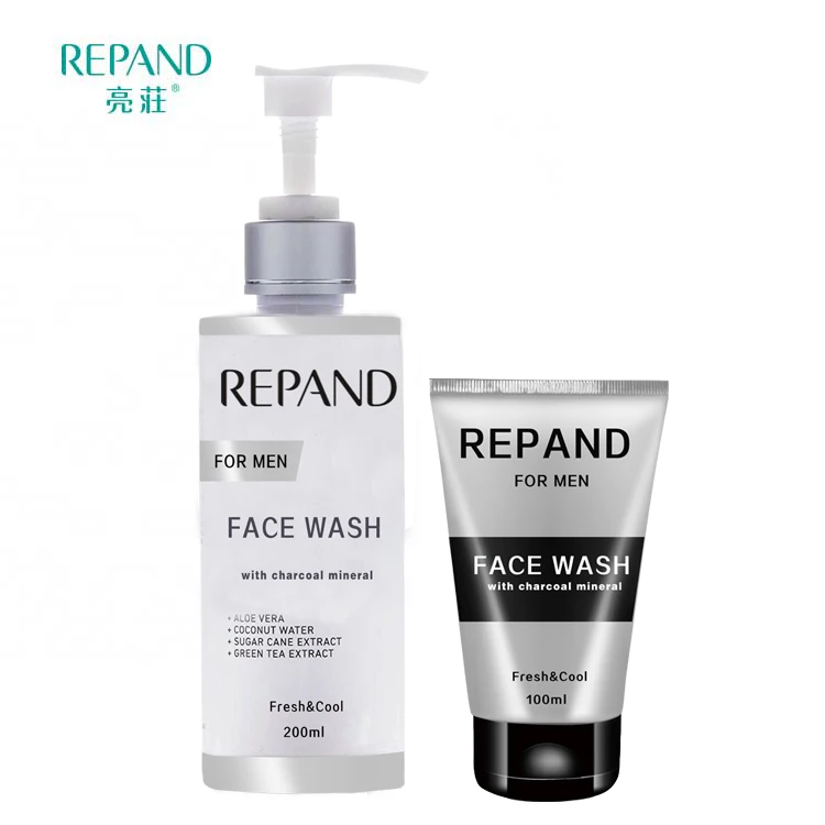 private label charcoal face wash for oily skin men