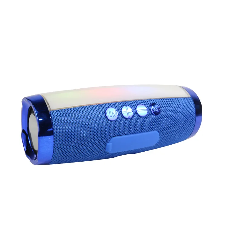 

Factory Supplier Portable Blue tooth 5.0 speaker subwoofer LED Light Speaker