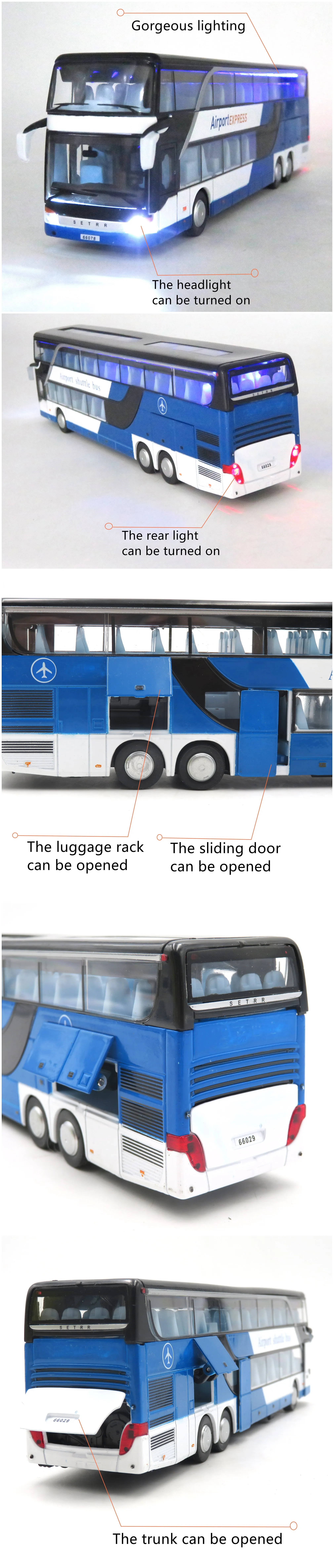 Modèle shuttle bus jouet