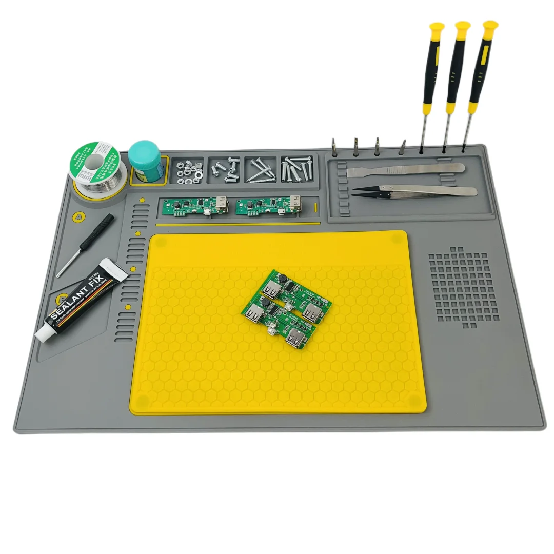 

Custom Print Moe Work Workbench Rubber Mat Pad Soft PVC Soldering Mat Mobile Repair Desk Mat