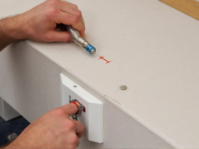 Laser leveling technique for diy built in cabinets installation