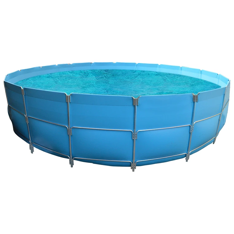 

c Fish Farming Tanks Swimming Pool For Sale Flexible Plastic Pools For Swimming, Blue or other custom color