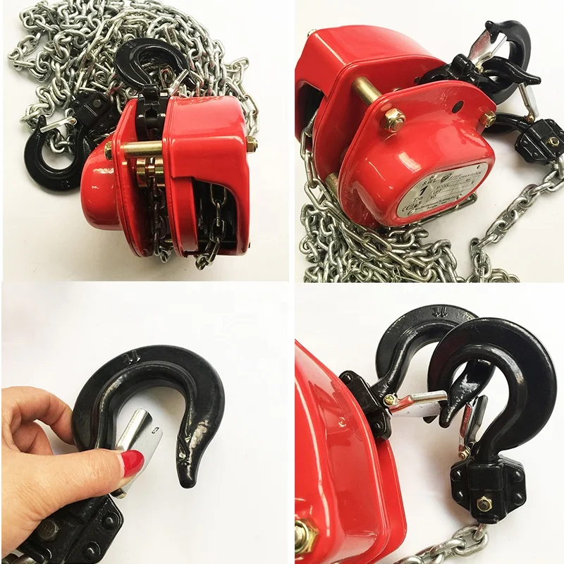 0.5ton -30ton hand hoist Manufacturer directly sell Hand Pulley Chain Block 2 ton Chain Hoist Block 2000kg