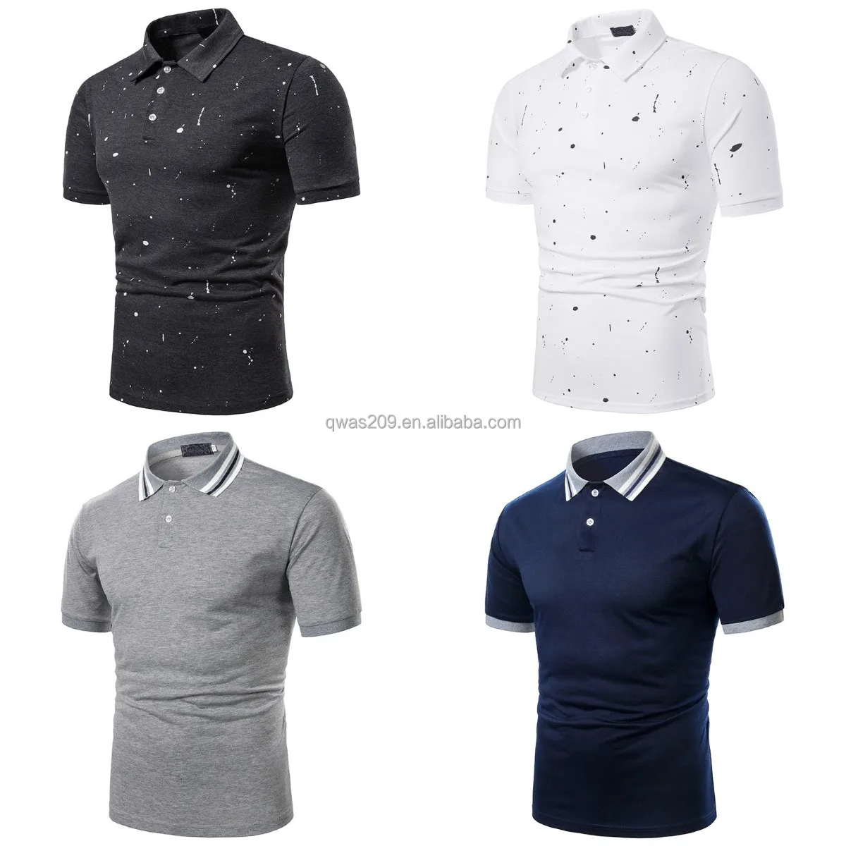 

Wholesale Cotton Plain Blank Casual Quick Dry Breathable Short Sleeve Men Clothes comfortable Print Golf Polo Tee Shirts