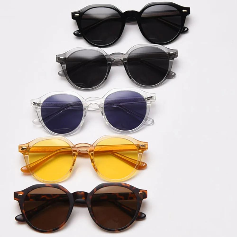 

Retro men korean style tr90 frame women sun glasses uv400 2021 polarized sunglasses
