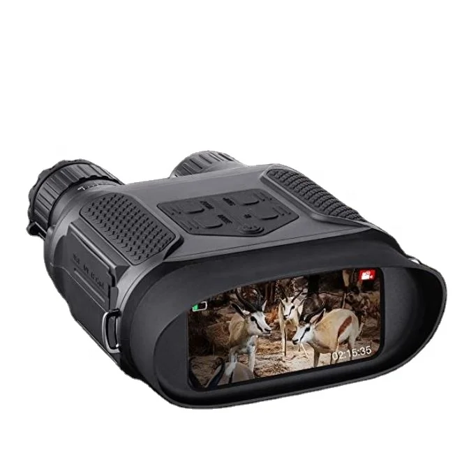 

Binocular Harness Binocular Eyepiece Hunting Binoculars Telescope Camera with IR Lamp and Tripod Mount, Black