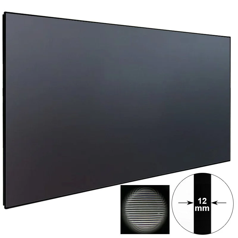 

XY Screen 90inch UST ALR PET Crystal Ultra Short Throw Projector Screen, Dark grey