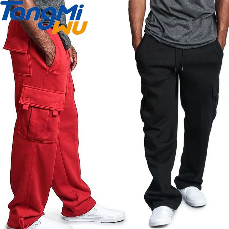 

TMW factory high quality polyester tether multi pocket pants trousers for men sports wear overalls custom sweatpants cargo pants